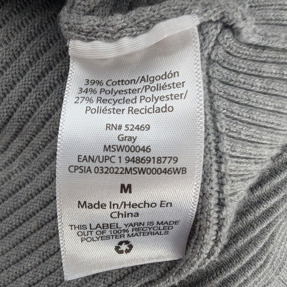 Gray Men's Hooded Sweater - Picture 4 of 5